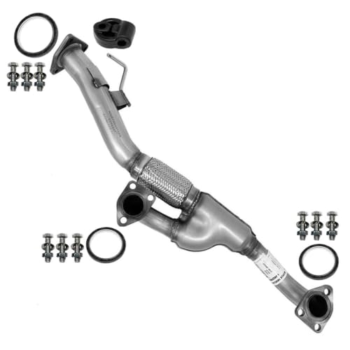 Exhaust Front Flex Y-Pipe Compatible for 2008-2015 Honda Accord 3.5L