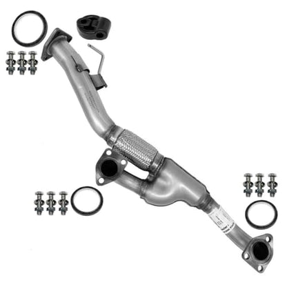 Exhaust Front Flex Y-Pipe Compatible for 2008-2015 Honda Accord 3.5L