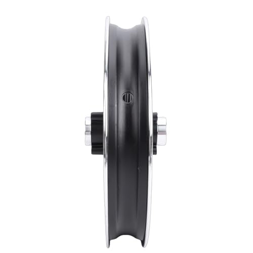 Sorandy 2.50 10 Dirt Bike 10 Inch Wheel Hub, Widened Aluminum Alloy Rim, Enhanced Traction Design Replacement for Mini Pocket Bike Electric 49-50ml Dirt Bike (Rear Wheel)