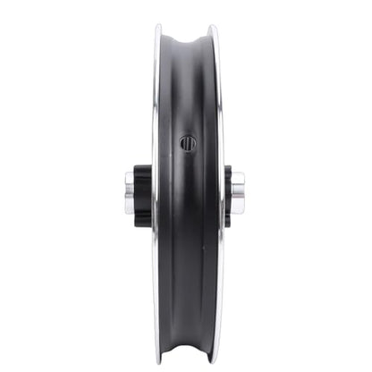 Sorandy 2.50 10 Dirt Bike 10 Inch Wheel Hub, Widened Aluminum Alloy Rim, Enhanced Traction Design Replacement for Mini Pocket Bike Electric 49-50ml Dirt Bike (Rear Wheel)