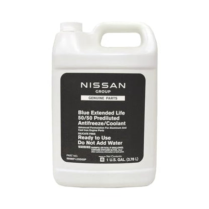 Nissan Genuine Fluid 999MP-L25500P Blue Long Life Antifreeze/Coolant - 2 Gallons
