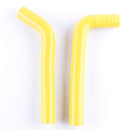 ATV Silicone Coolant Radiator Hose Kit Fits For Yamaha YFZ 450 yfz450 04-08 (Yellow) - color: Yellow