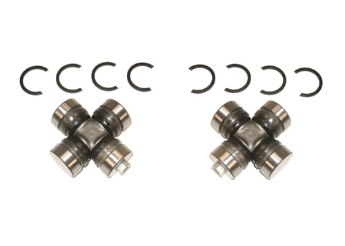 Precision Universal Joints for Suzuki King Quad 300, Quad Runner 250 300, Rear, Inner, Reduced Vibration, Quality Tested, Heat-Treated, Set of 2, ATVPC