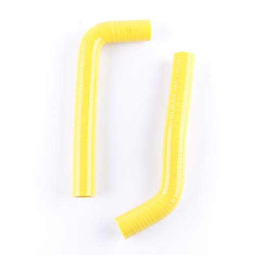 ATV Silicone Coolant Radiator Hose Kit Fits For Yamaha YFZ 450 yfz450 04-08 (Yellow) - color: Yellow