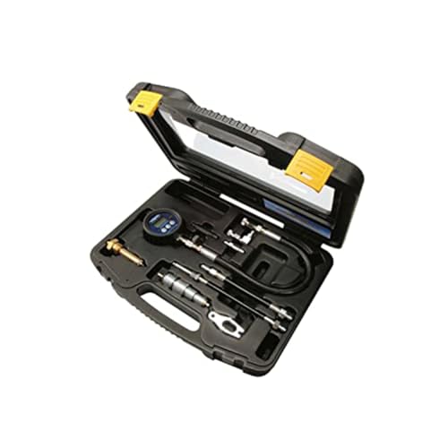 Mityvac MV5535 Digital Diesel Compression Test Kit Memorizes The Peak Compression Value for Each Cylinder up to 12 Cylinders, Powered by 9-Volt Battery, Black