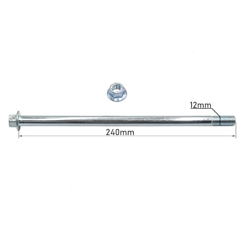 12mm Front & Rear Wheel Axle For XR50 CRF50 70cc 90cc 110cc Dirt Pit Bike 9.5 Inches