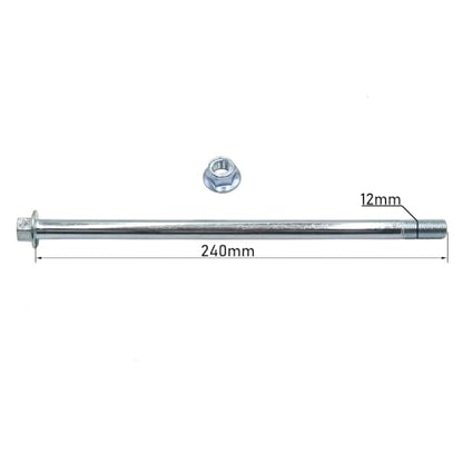 12mm Front & Rear Wheel Axle For XR50 CRF50 70cc 90cc 110cc Dirt Pit Bike 9.5 Inches