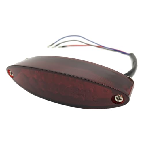 Universal 12V 28LEDs Motorcycle Brake Warning Tail Lights - color: Red