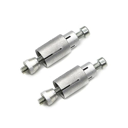 2 Pack Motorcycle Bar End Mounting Screw Set Universal 13mm-24mm Handlebar Expansion Screws for 7/8'' Handle Bar Grip End Caps Silder Plug Side Mirror Electric Dirt Bike Scooter Silver