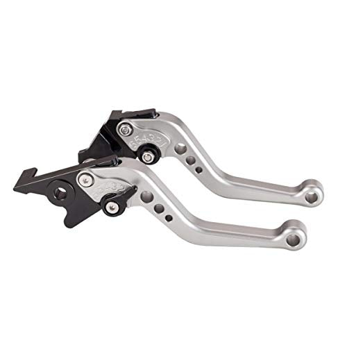 Hopider Short Brake Clutch Levers Compatible with GROM MSX125 2014-2026 - color: Titanium