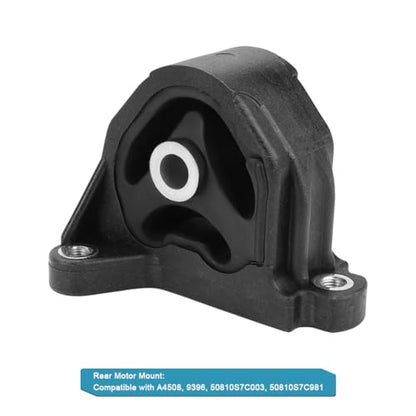Engine Motor & Transmission Mount Kit Replacement for 2002-2006 Acura RSX - size: 4PCS-Compatible with 2002-2005 Civic 2.0L