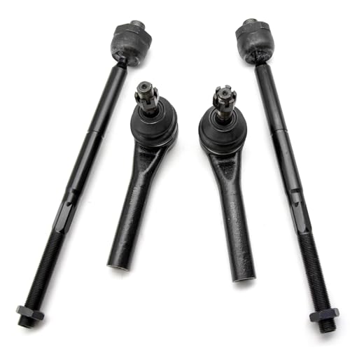 Front Inner Outer Tie Rod Ends Kit for Chevy Silverado 1500 14-18 - size: ES800948 EV800938
