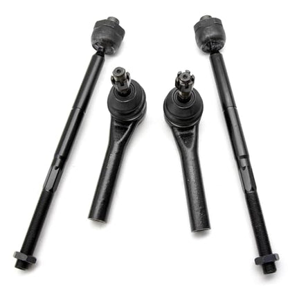 Front Inner Outer Tie Rod Ends Kit for Chevy Silverado 1500 14-18 - size: ES800948 EV800938
