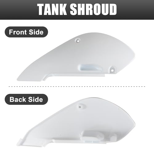 ABS Plastics Kit for Kawasaki KLX110 2002-2013, KX65 2000-2013 - color: White