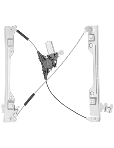 Front Driver Side Power Window Regulator with Motor - size: 80730-EG000
