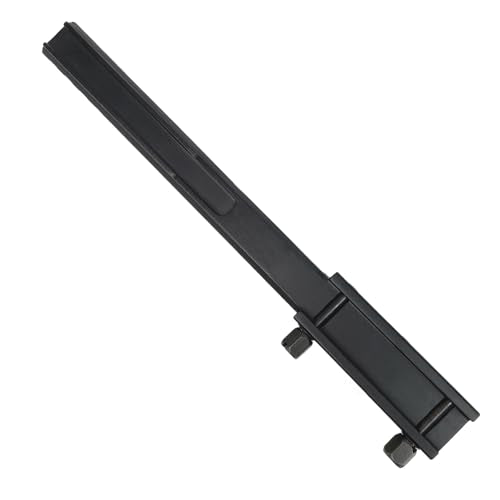 24-Slot Picatinny Rail Riser Mount (1"/0.83"/0.5" Height), 10" Length Flat Top Mount Adapter and Optics Riser Mount - style: Low - 0.5"