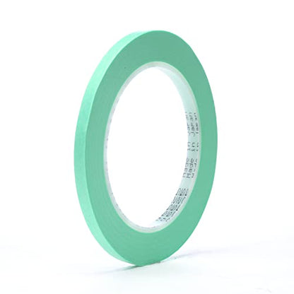 3M Precision Masking Tape, 06525, 1/4" x 60 yds (Pack of 2) - size: 1/4 inch x 60 yard (Pack of 2), style: 06525