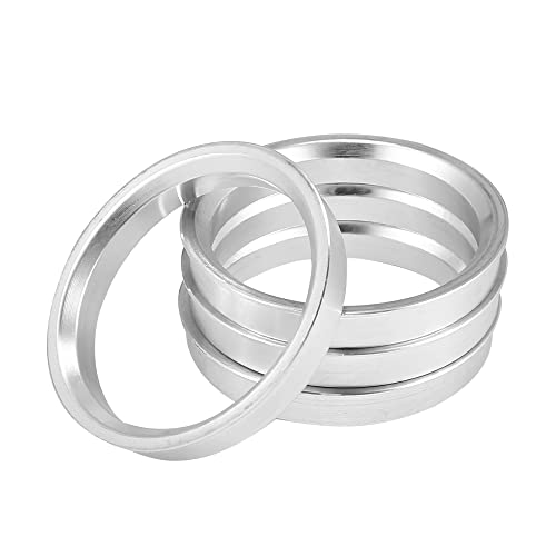 X AUTOHAUX 4pcs OD 66.1mm to ID 57.1mm Aluminum Alloy Hub Centric Rings