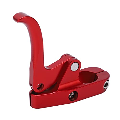 Throttle Thumb Assembly, CNC Finger Throttle Clutch Lever, ATV Throttle Lever Thumb Controller Replacement for Dirt Bike ATV Quad (Red)