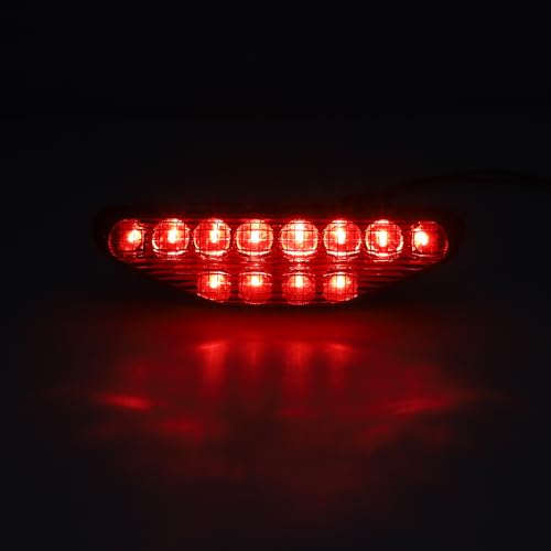 ATV 2006-2014 TRX450R TRX450ER LED Taillight Rear Tail Lights Brake stop Lamps (Red) - color: Red