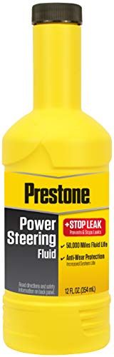 Prestone AS262-12PK Power Steering Fluid with Stop Leak - 12 oz, (Pack of 12) , Yellow - size: 12 oz., style: Pack of 12