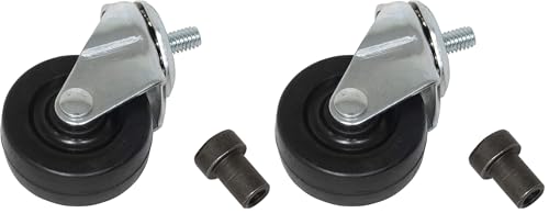 Lisle 96422 Bolt-On Wheel for Plastic Creeper, Factory, 1 Count (Pack of 2) - size: 1 Count (Pack of 2)