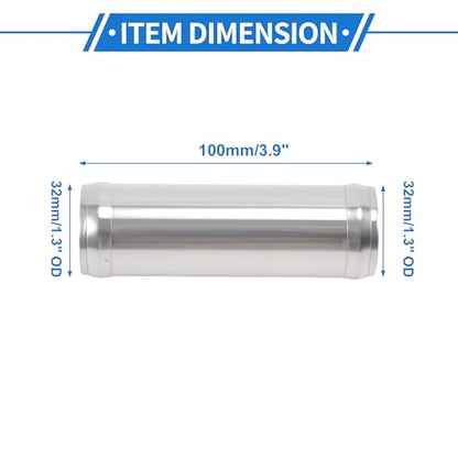 1.25" OD 0° 6063 Aluminum Alloy Tube Intercooler Pipe 4" Length - size: 1.25"OD 4"Length