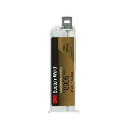 3M Scotch-Weld Structural Plastic Adhesive DP8005 Black, 45 mL, Duo-Pak