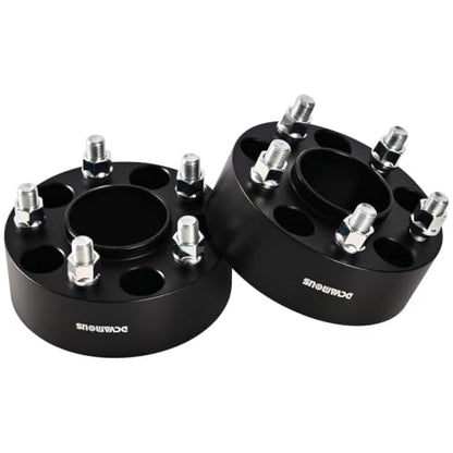 4pc Forged 5x4.75 Hubcentric Wheel Spacers 2 Inch Thick with M12x1.5 Studs - size: 2 Inch-4 PCS