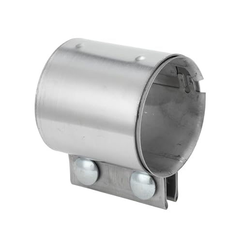 Exhaust Pipe Clamp/Exhaust Muffler Tube Joint for Car Truck/Durable Stainless Steel 2.99" 87mm / 1 Pc Silver Tone - size: 2.99''