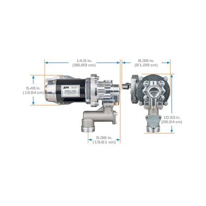 GPI - L5020 Heavy Duty Oil Transfer Pump, 20 QPM/5 GPM, 12 Volt (142100-04) - style: 5 GPM, 12 Volt