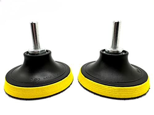 2 Pack 3" Hook and Loop Backing Pads Foam Backer Pad with 5/8”-11 - style: 3"