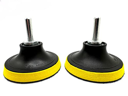 2 Pack 3" Hook and Loop Backing Pads Foam Backer Pad with 5/8”-11 - style: 3"