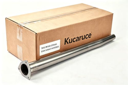 1 Set Stainless Steel Exhaust Pipes for 2007-2010 Ram 3500/4500/5500 6.7L 4" Cummins Diesel - size: for 2007-2010 Ram 3500/4500/5500
