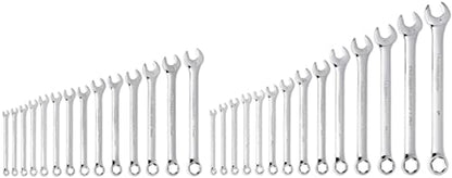 GEARWRENCH 28 Piece Combination Wrench Set | 6 Point | SAE & Metric | 81923 - size: SAE/Metric