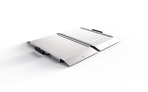 EZ-Access Traverse Aluminum Singlefold Edgeless Ramp, Silver, Loading, 2 ft - size: 2 Foot, style: Singlefold Edgeless