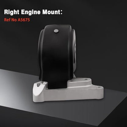 Engine Motor Mount & Transmission Mount Compatible with 2013-2019 XTS 3.6L