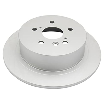 TRQ Rear Ceramic Brake Pad and Rotor Set Coated - style: BKA14738