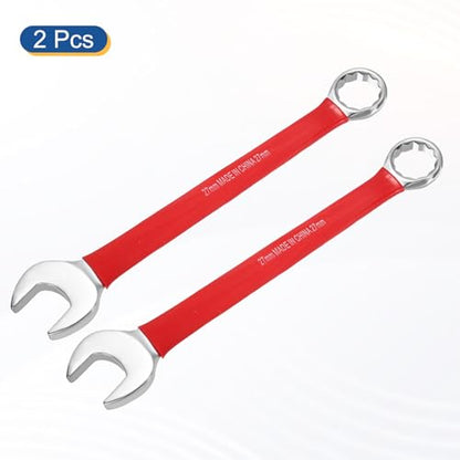 HARFINGTON 2Pcs Metric Combination Wrench 27mm 12-Point Box & Open End CR-V - size: 27mm