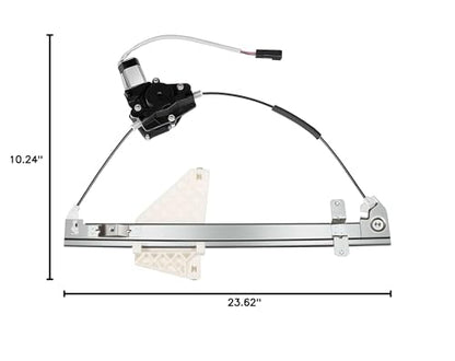 FINDAUTO Power Window Regulator for 2001-2004 for Jeep Grand for Cherokee - size: Rear Right, style: 2001-2004 for Jeep Grand for Cherokee