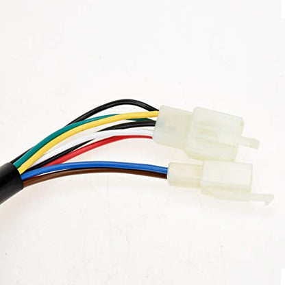 HIAORS Left Starter Kill Light Switch Male Plug Compatible with TaoTao Coolster ATV 125cc 110cc 90cc 70cc 50cc RoKeta Sunl Kazuma Chinese 4-Stroke Engine Quad 4 Wheelers Parts 8 Wires 3 Functions