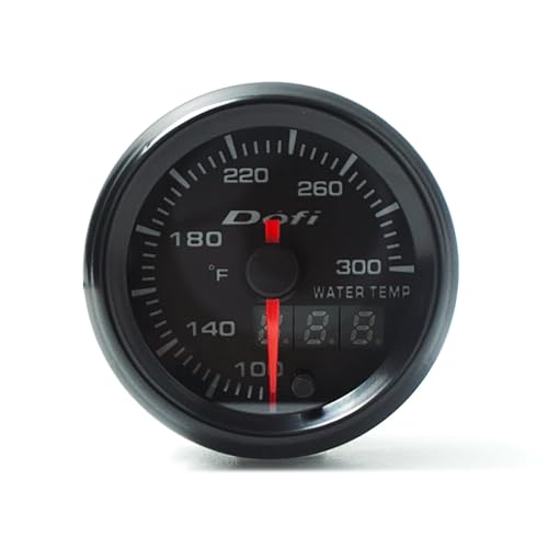 2"/52 mm Pointer Digital 7Color LED Car Water Temp Temperature Gauge Meter - style: Water Temp Gauge (100-300℉)