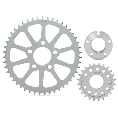 TOFR Belt Drive to Chain Drive Conversion Kit for Harley Softail Dyna 18-up - size: 24T+47T