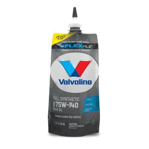 75W-140 Full Synthetic Gear Oil – 1 Quart (946 ml / 32 fl oz) – Axle & Differential Fluid – Hypoid & Limited-Slip Compatible – Extreme Pressure & Heat Protectio