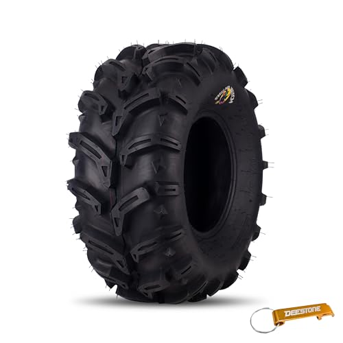 Deestone 28x12.00-12 D932 Swamp Witch Tire – 61F 28x12x12 – 6 Ply T/L – ATV Off-Road Traction Tire/Keychain Package - size: 28x12.00-12