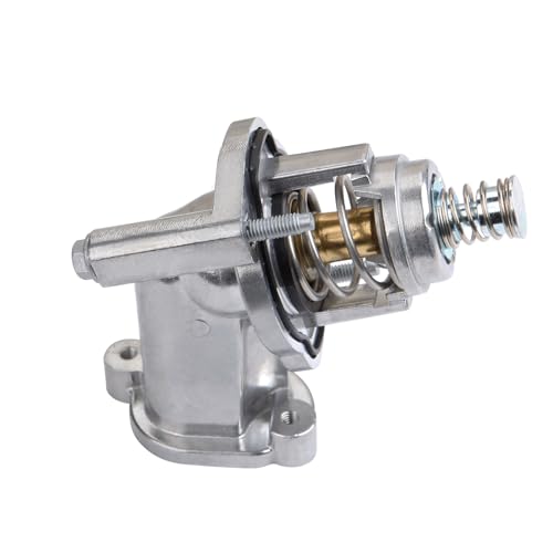 MITZONE Engine Coolant Thermostat Housing Assembly Compatible with 2016-2022 Chevy Camaro Colorado 2017-2022 GMC Canyon 201-2022 Cadillac CT5 CT6 ATS Aluminum