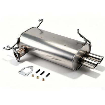 409 Stainless Steel Rear Exhaust Muffler for OUTLANDER 2007-2013 3.0L E35H - size: For 2007-2013 OUTLANDER 3.0L