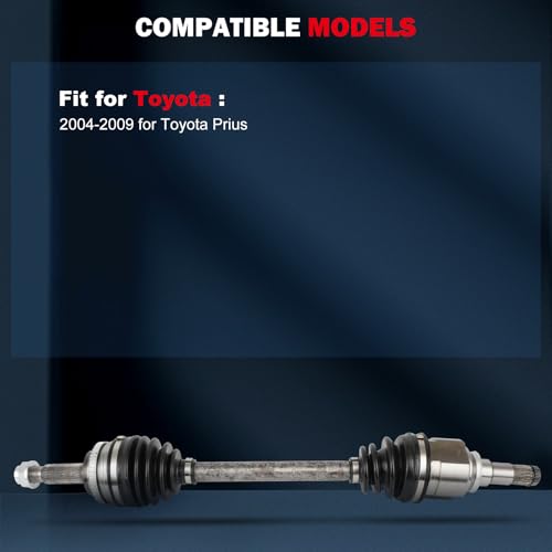 CV Axle 66-5266 for Toyota Prius 1.5L 2004-2009 Front Left Driver FWD - size: 17-9982