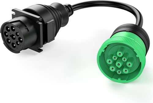 ANCEL CAN 3 - CAN 1 Heavy Duty Truck Scanner Adapter, HDOBD Cable, Black - color: Black