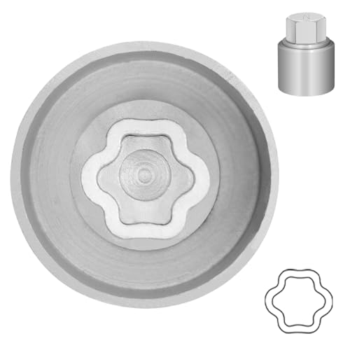 Type N Wheel Locking Nut Key for Land Rover, Lug Nut Removal Tool - size: Socket N